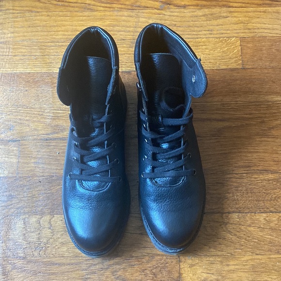 Avellini Lace Up Hiker Combat Boots - Picture 6 of 10